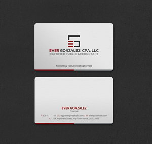 Business Card Design by INDIAN_Ashok for Ever Gonzalez, CPA, LLC | Design: #29453343