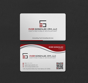 Business Card Design by INDIAN_Ashok for Ever Gonzalez, CPA, LLC | Design: #29453344