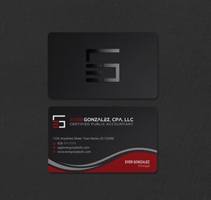 Business Card Design by INDIAN_Ashok for Ever Gonzalez, CPA, LLC | Design: #29453345