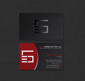 Business Card Design by INDIAN_Ashok for Ever Gonzalez, CPA, LLC | Design: #29453346