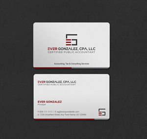 Business Card Design by INDIAN_Ashok for Ever Gonzalez, CPA, LLC | Design: #29453348