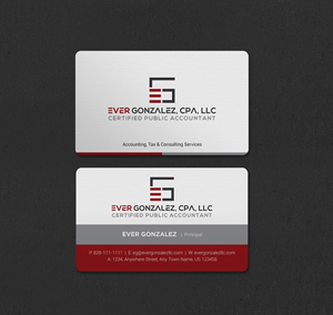 Business Card Design by INDIAN_Ashok for Ever Gonzalez, CPA, LLC | Design: #29453352