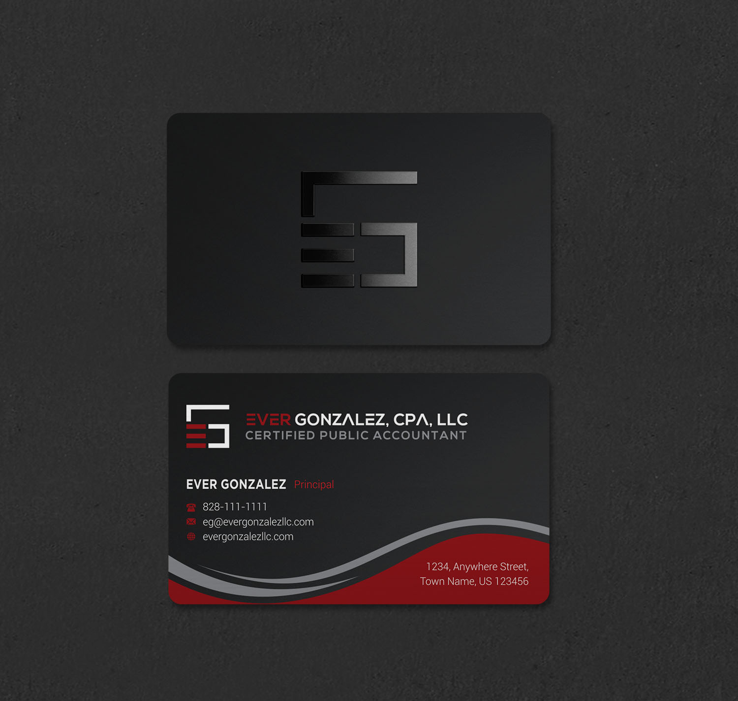 Business Card Design by INDIAN_Ashok for Ever Gonzalez, CPA, LLC | Design #29463306