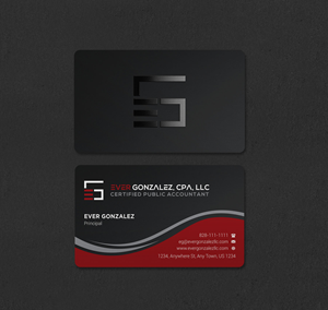Business Card Design by INDIAN_Ashok for Ever Gonzalez, CPA, LLC | Design: #29463307