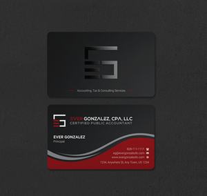 Business Card Design by INDIAN_Ashok for Ever Gonzalez, CPA, LLC | Design: #29473206