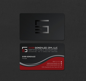 Business Card Design by INDIAN_Ashok for Ever Gonzalez, CPA, LLC | Design: #29473208