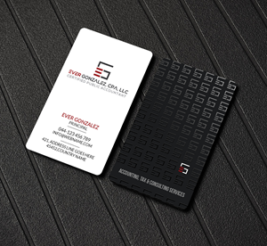 Business Card Design by Creations Box 2015 for Ever Gonzalez, CPA, LLC | Design: #29455483