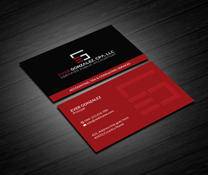 Business Card Design by Creations Box 2015 for Ever Gonzalez, CPA, LLC | Design: #29455492