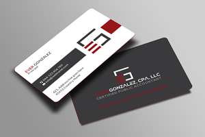 Business Card Design by Creations Box 2015 for Ever Gonzalez, CPA, LLC | Design: #29455495