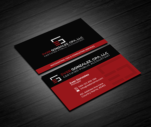 Business Card Design by Creations Box 2015 for Ever Gonzalez, CPA, LLC | Design: #29464458