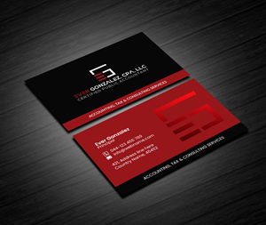 Business Card Design by Creations Box 2015 for Ever Gonzalez, CPA, LLC | Design: #29464462