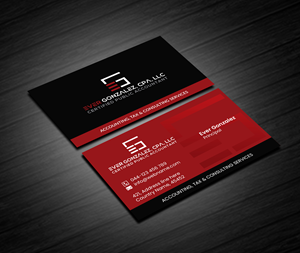 Business Card Design by Creations Box 2015 for Ever Gonzalez, CPA, LLC | Design: #29464464