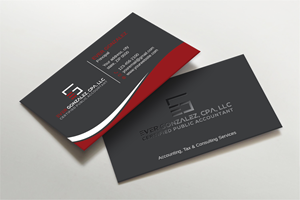 Business Card Design by LAXMI DESIGNHUB for Ever Gonzalez, CPA, LLC | Design: #29452204