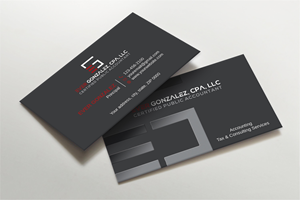 Business Card Design by LAXMI DESIGNHUB for Ever Gonzalez, CPA, LLC | Design: #29452207