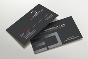 Business Card Design by LAXMI DESIGNHUB for Ever Gonzalez, CPA, LLC | Design: #29452215