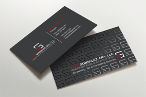 Business Card Design by LAXMI DESIGNHUB for Ever Gonzalez, CPA, LLC | Design: #29452216
