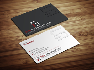 Business Card Design by Magic of Art for Ever Gonzalez, CPA, LLC | Design: #29452861