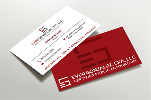 Business Card Design by Rajib Bhattacharya for Ever Gonzalez, CPA, LLC | Design: #29468566