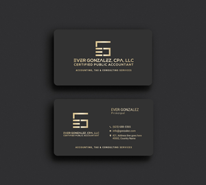 Business Card Design by Rajib Bhattacharya for Ever Gonzalez, CPA, LLC | Design: #29469849