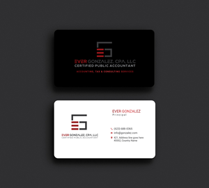 Business Card Design by Rajib Bhattacharya for Ever Gonzalez, CPA, LLC | Design: #29473499