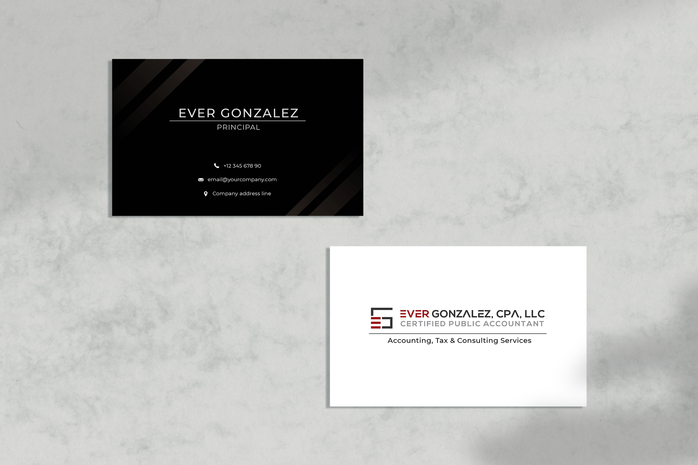 Business Card Design by iftitahNA for Ever Gonzalez, CPA, LLC | Design #29451114