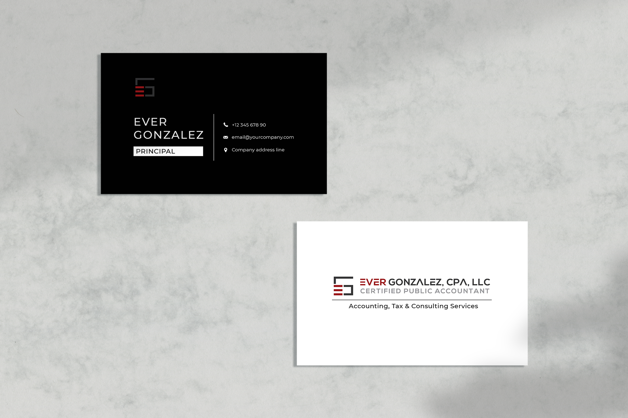 Business Card Design by iftitahNA for Ever Gonzalez, CPA, LLC | Design #29451117