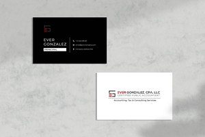 Business Card Design by iftitahNA for Ever Gonzalez, CPA, LLC | Design: #29451117