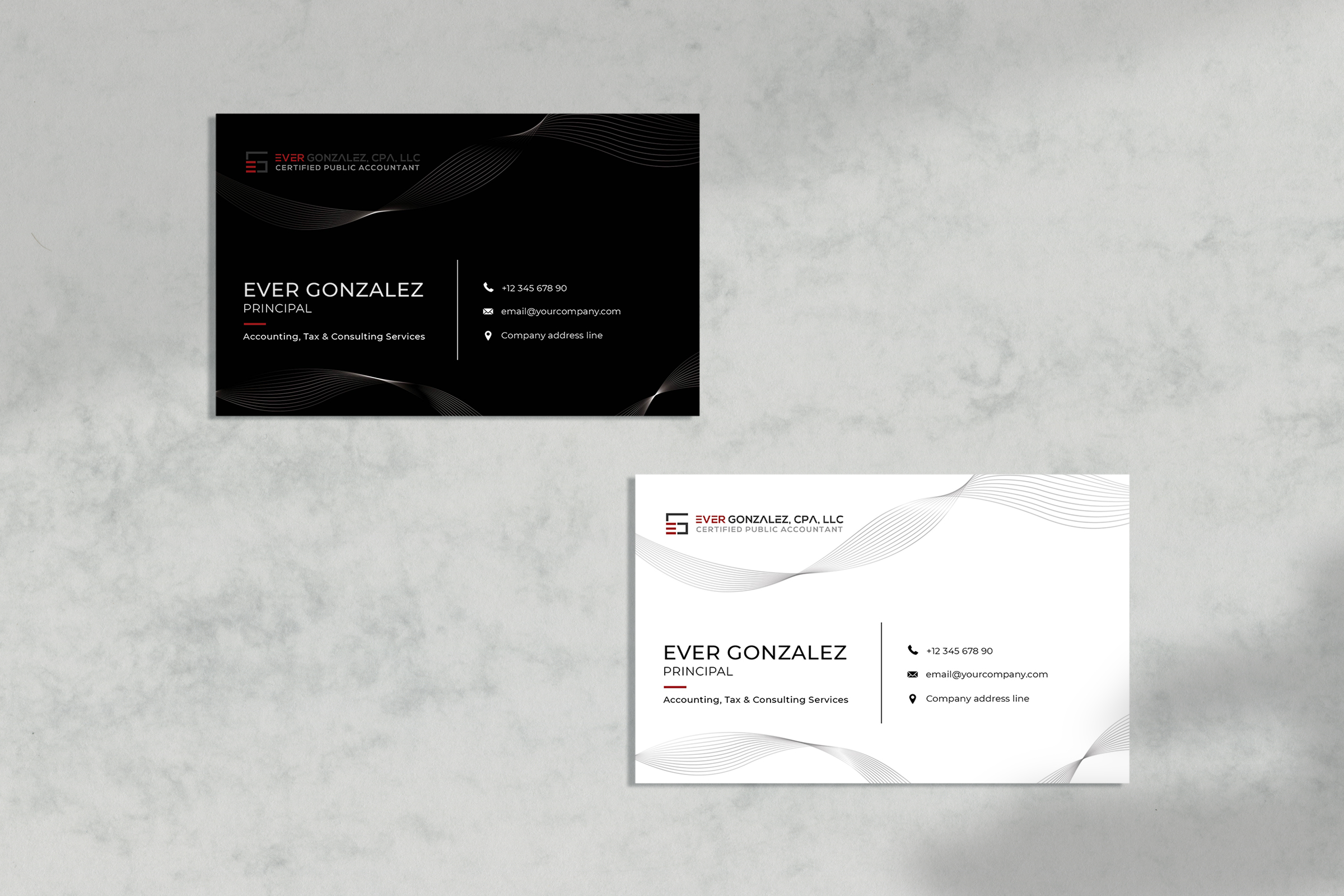 Business Card Design by iftitahNA for Ever Gonzalez, CPA, LLC | Design #29452740