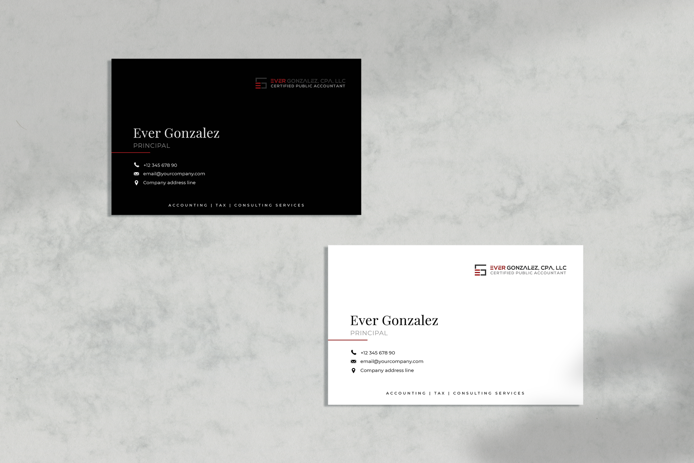 Business Card Design by iftitahNA for Ever Gonzalez, CPA, LLC | Design #29453305