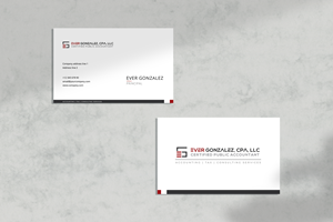 Design de Carte de Visite par iftitahNA pour Ever Gonzalez, CPA, LLC | Design #29457358