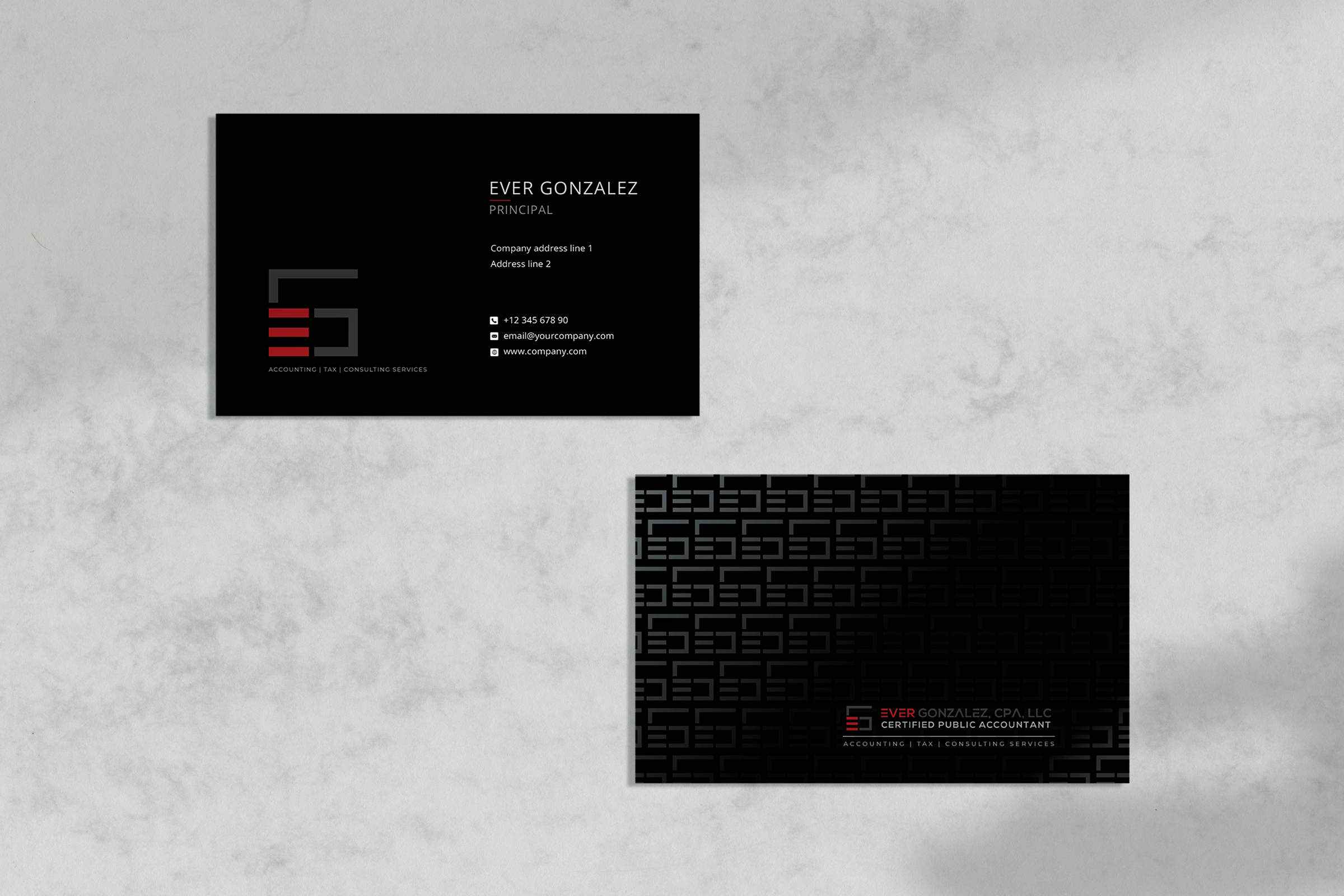 Business Card Design by iftitahNA for Ever Gonzalez, CPA, LLC | Design #29457361