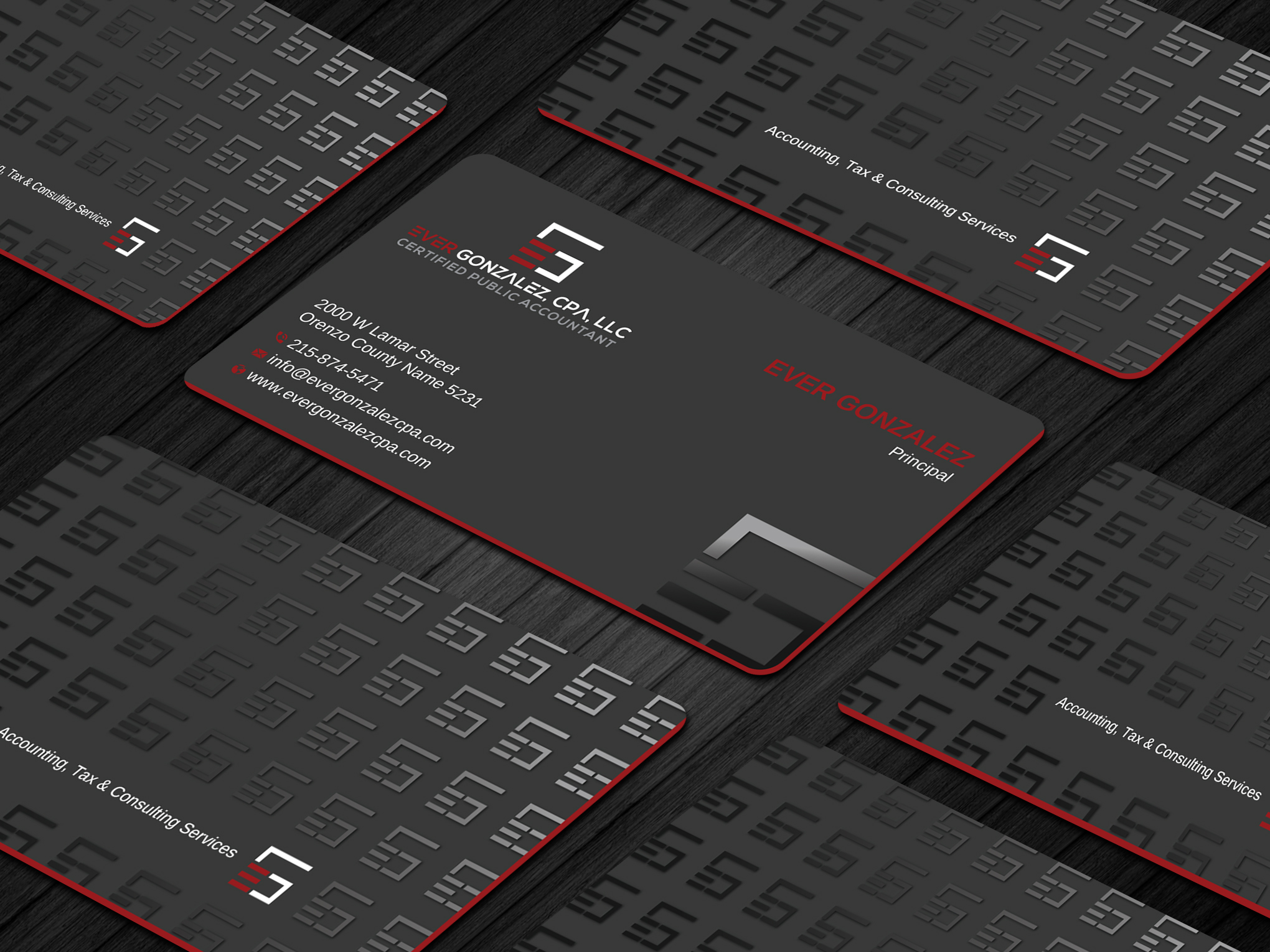 Visitenkarten-Design von Uttom 2 für Ever Gonzalez, CPA, LLC | Design #29451847