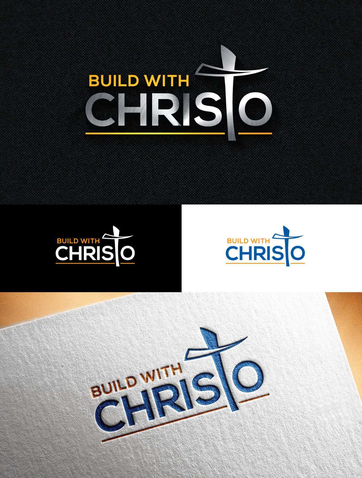 Logo Design by sol design2 for Build with Christo Construction | Design #29451930