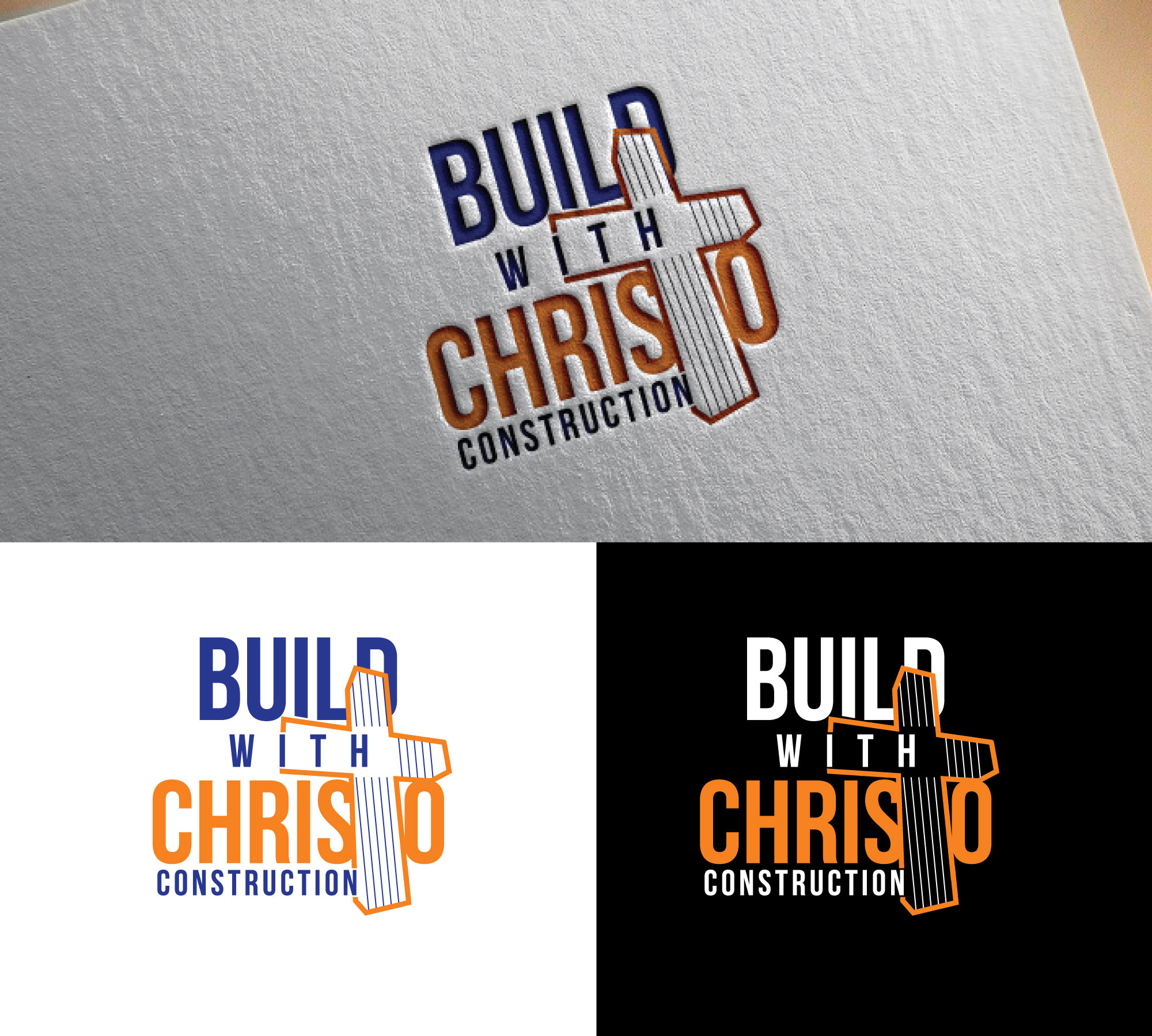 Diseño de Logo por RRR Design para Build with Christo Construction | Diseño #29454647