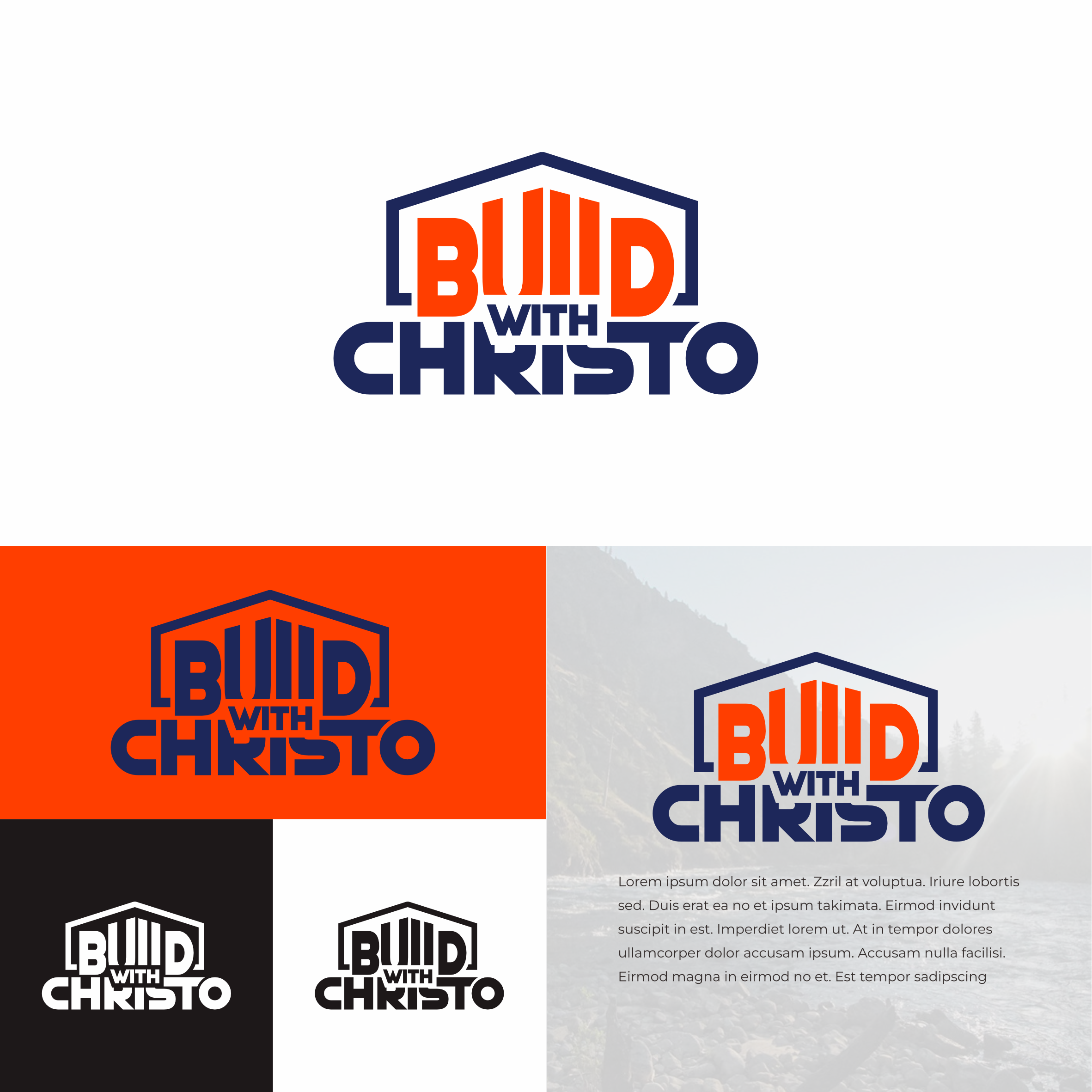Diseño de Logo por Design by Nilahm para Build with Christo Construction | Diseño #29472642