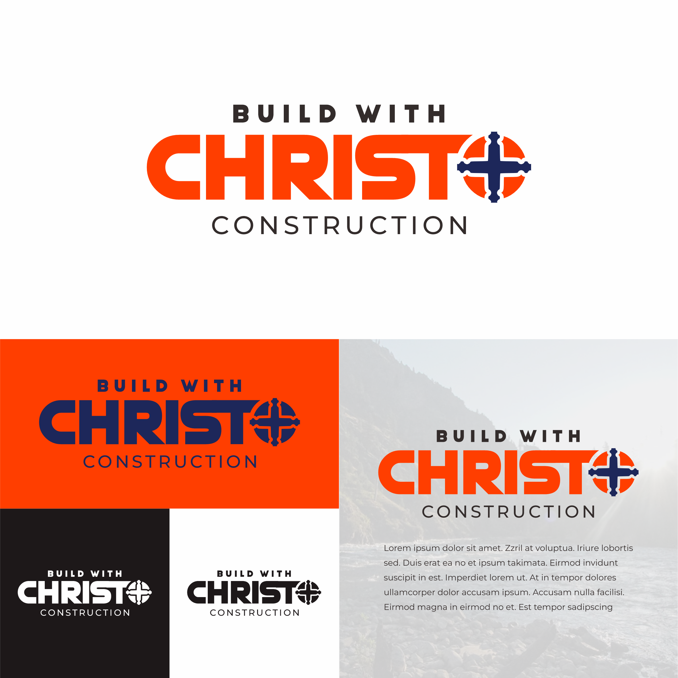 Logo Design by Design by Nilahm for Build with Christo Construction | Design #29486671