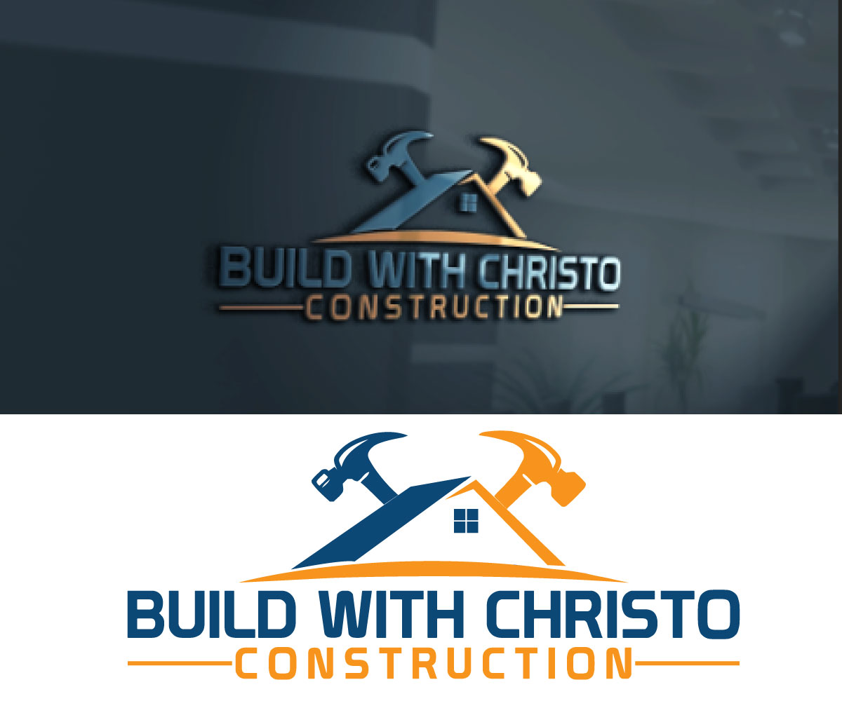 Logo Design by FARU.......... for Build with Christo Construction | Design #29454039