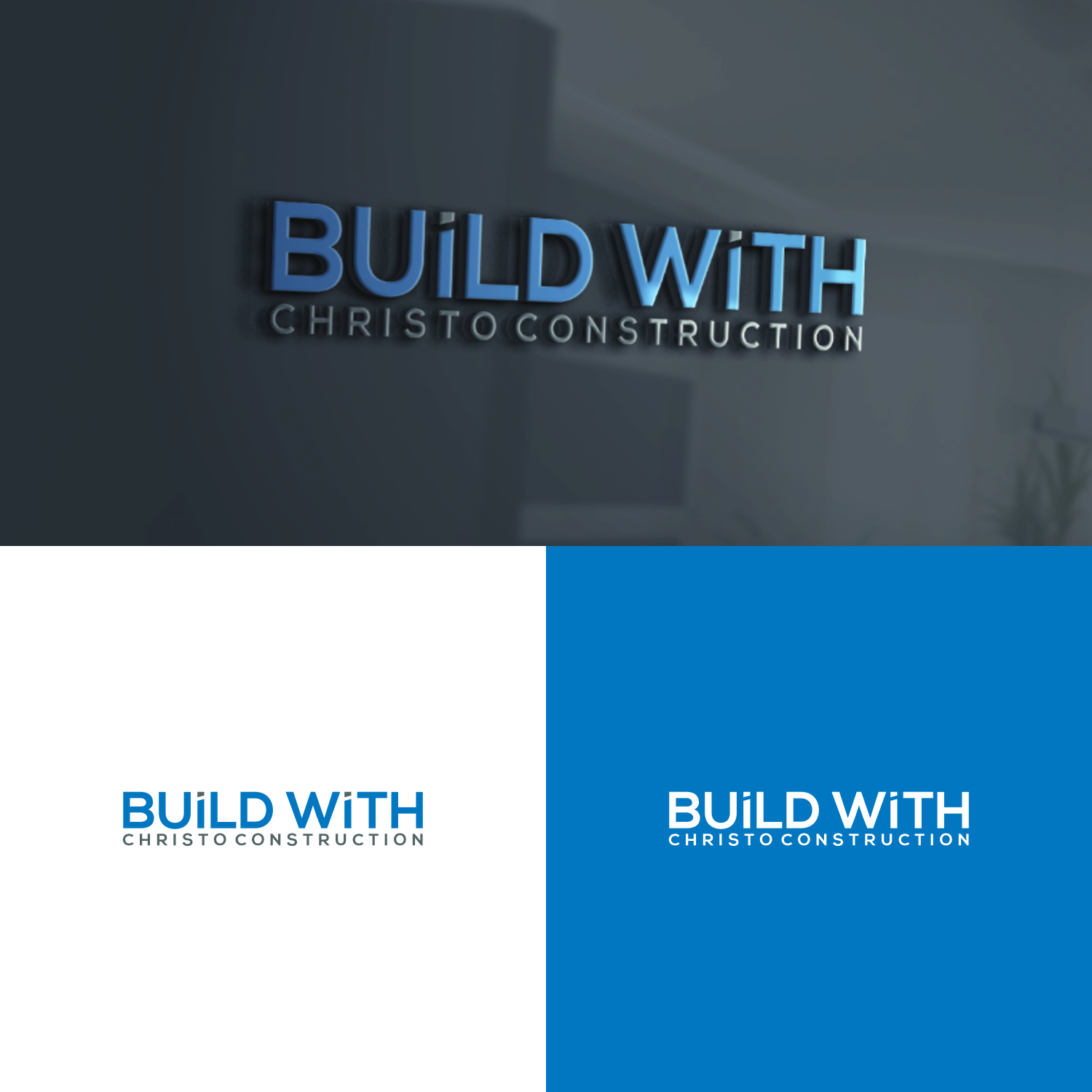 Logo Design by Kenshin777 for Build with Christo Construction | Design #29471860