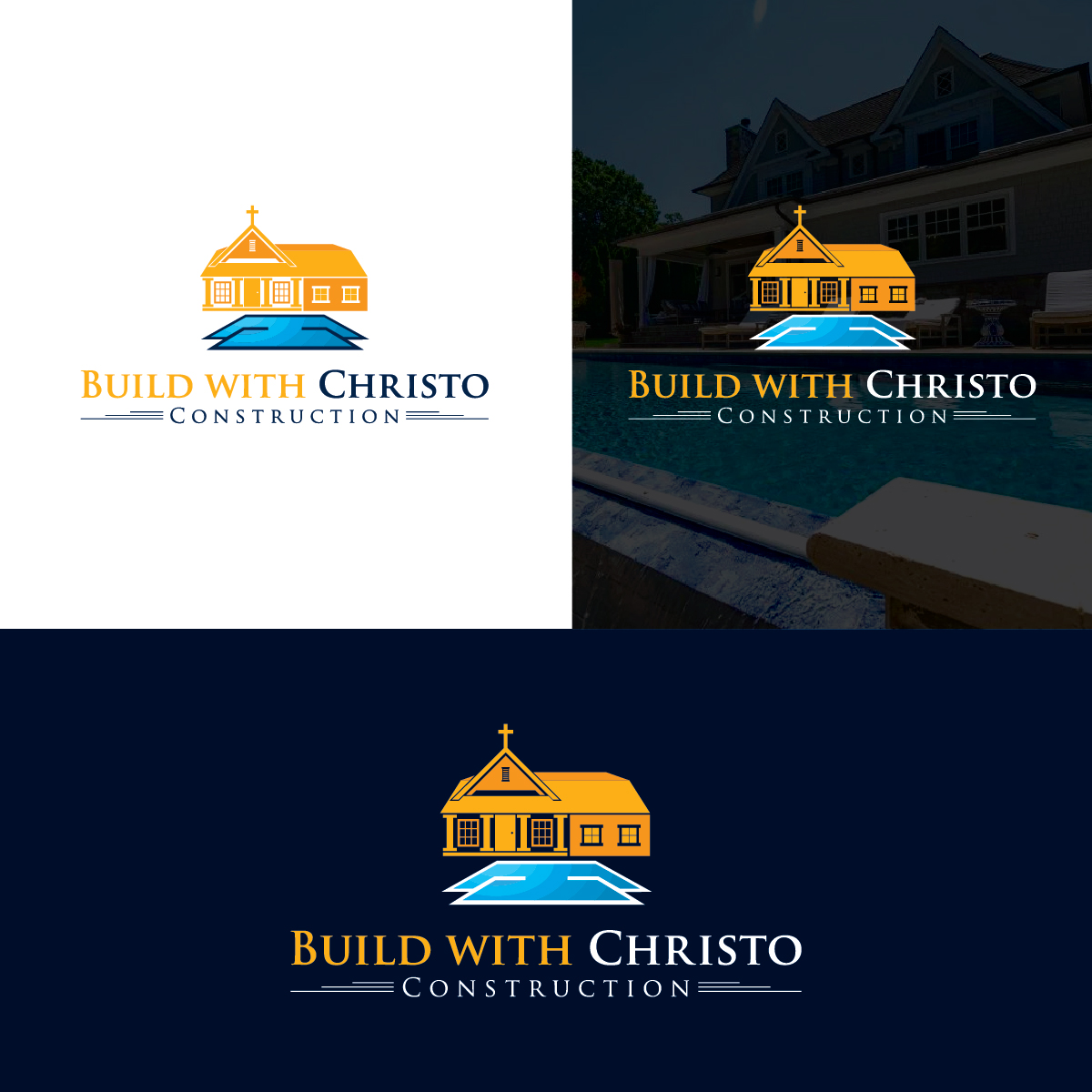 Logo Design by Deziners Zone for Build with Christo Construction | Design #29460182