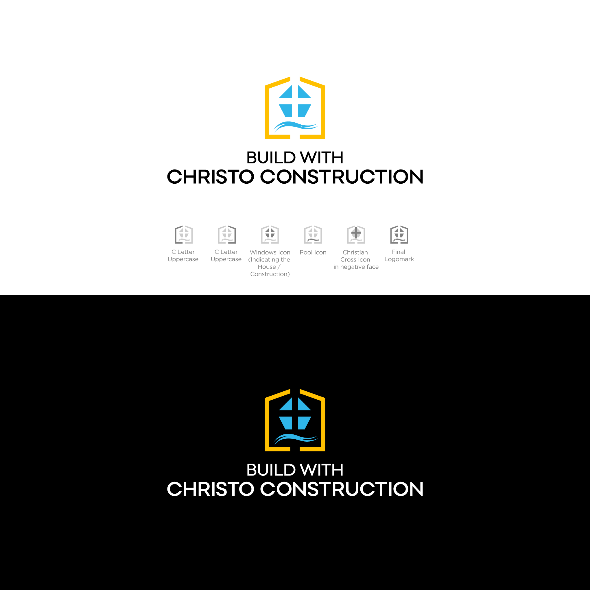 Logo Design by SHbro for Build with Christo Construction | Design #29489613