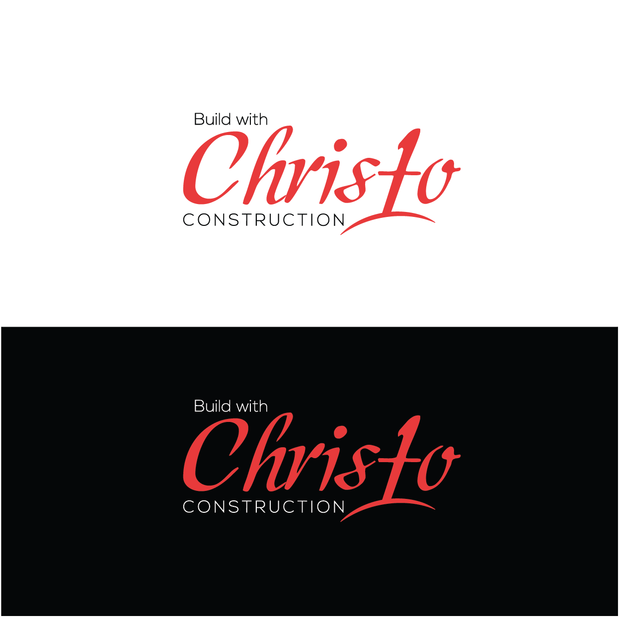 Diseño de Logo por rozT para Build with Christo Construction | Diseño #29488976