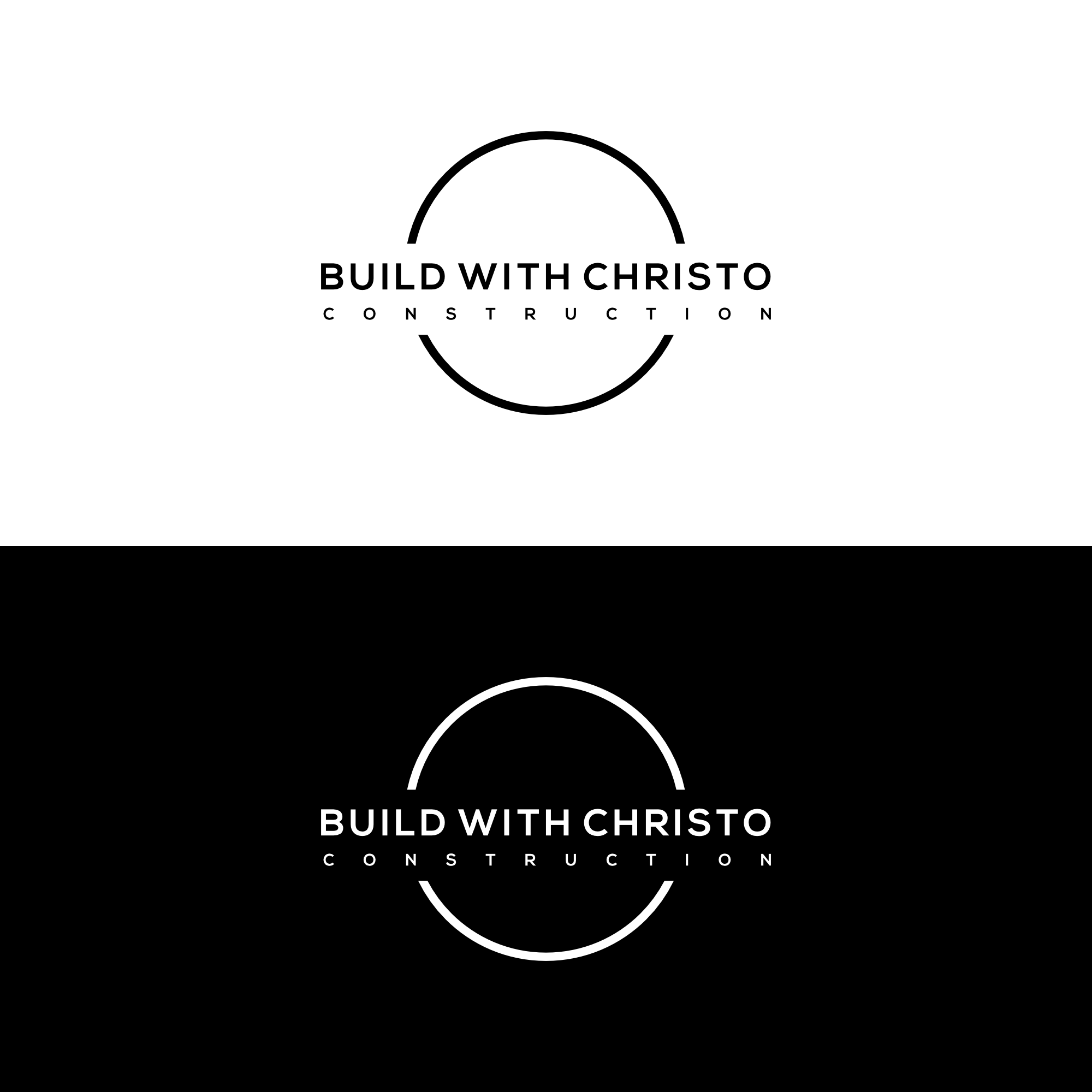 Logo Design by anak mama for Build with Christo Construction | Design #29453155