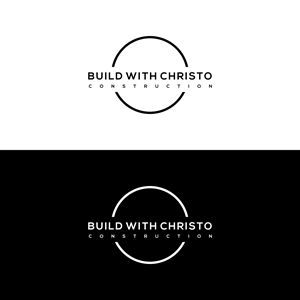 Logo Design by anak mama for Build with Christo Construction | Design: #29453155