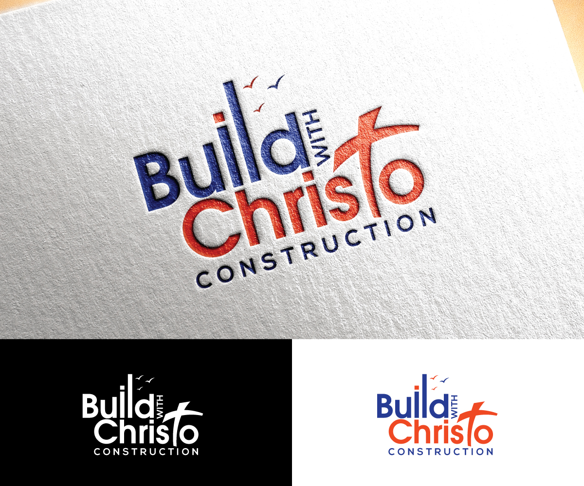 Logo Design by step forward 2 for Build with Christo Construction | Design #29451458