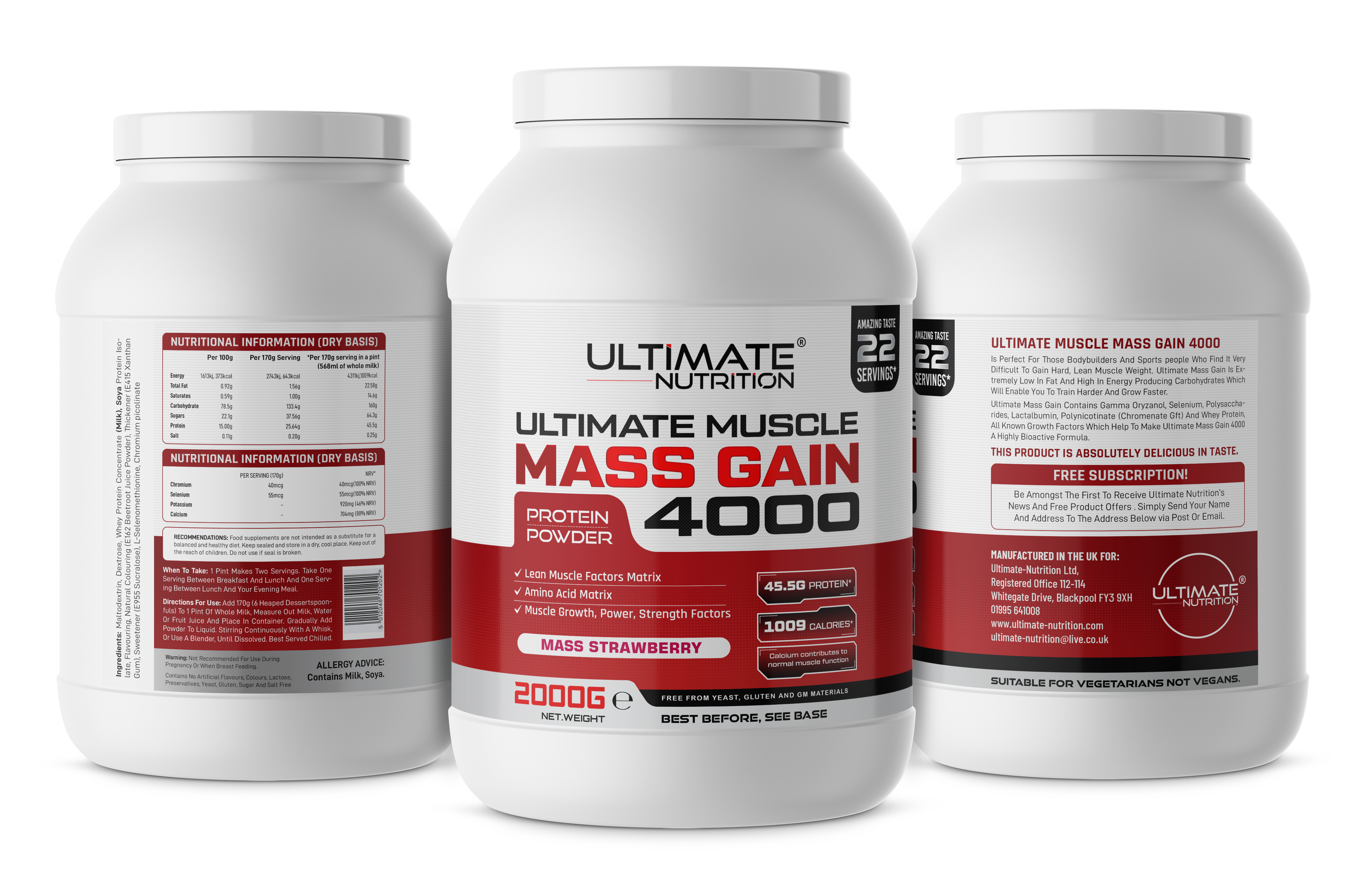 Etikett-Design von SAI DESIGNS für ULTIMATE NUTRITION LTD | Design #29523223
