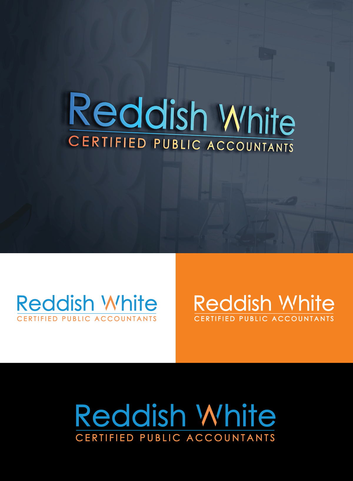 Logo Design by Digi_Design555 for Reddish & White, CPAs | Design #29488842