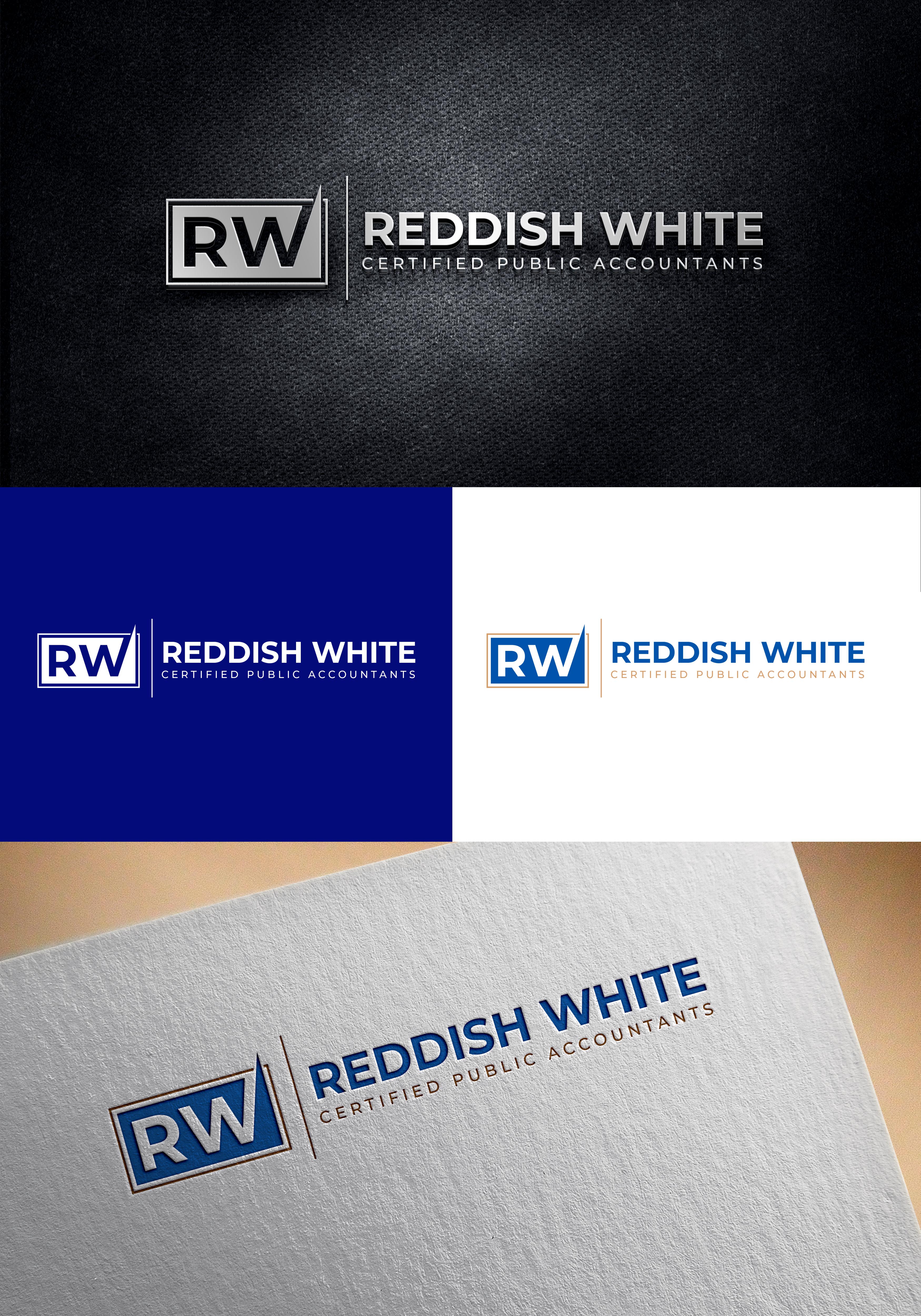 Logo Design by Graphixpointt for Reddish & White, CPAs | Design #29459194
