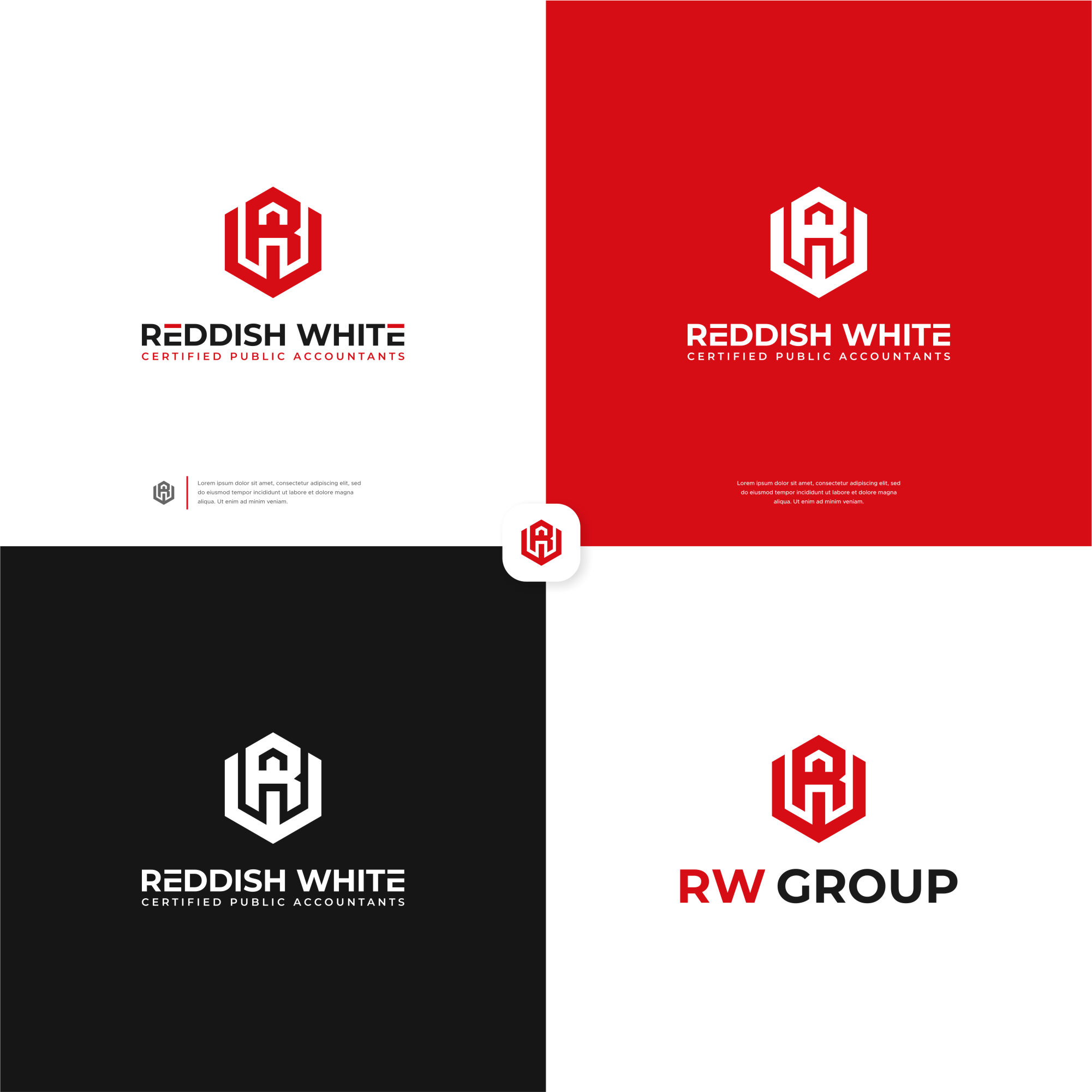 Design de Logo par Noekha Studio pour Reddish & White, CPAs | Design #29482767