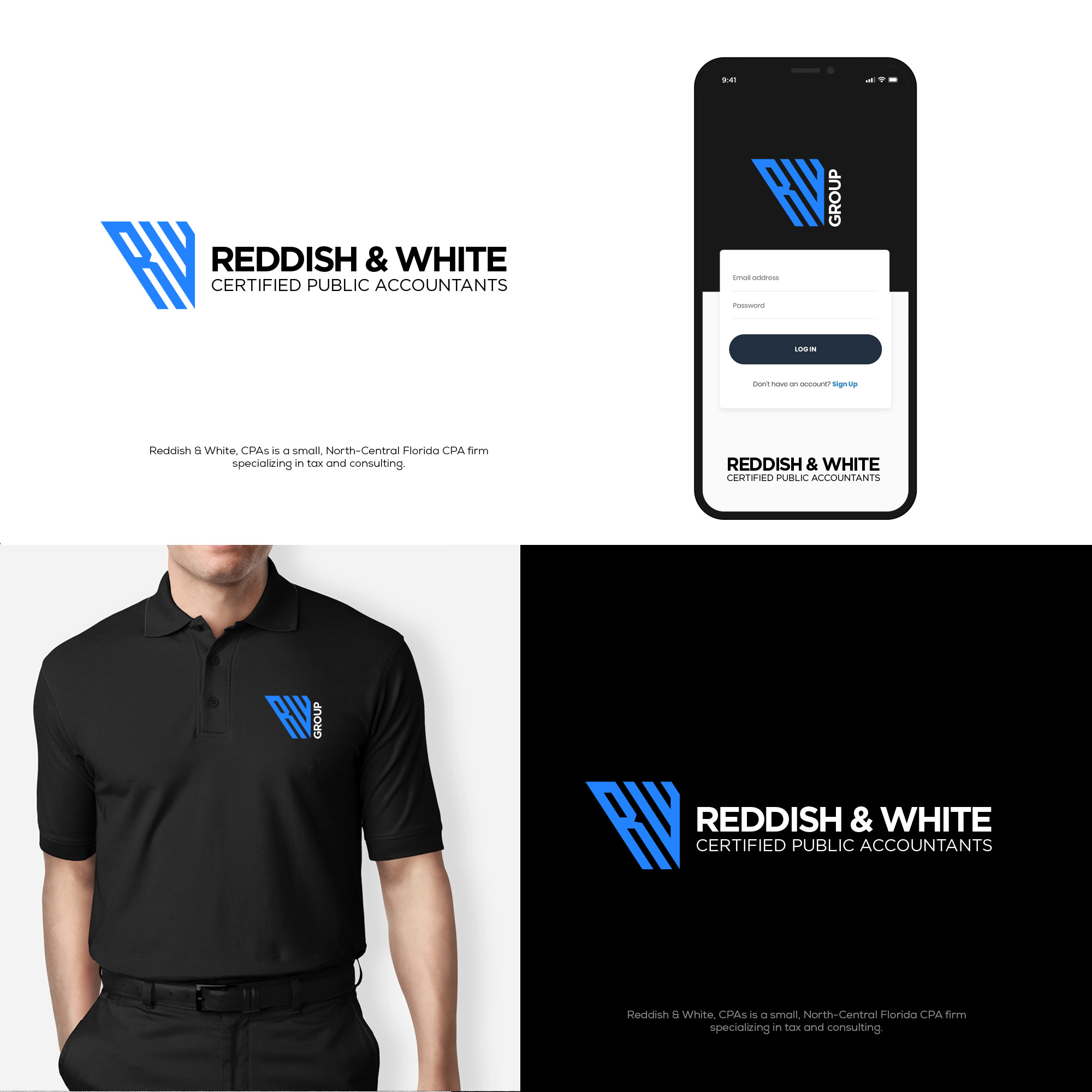 Logo Design by creative.visuals for Reddish & White, CPAs | Design #29492822