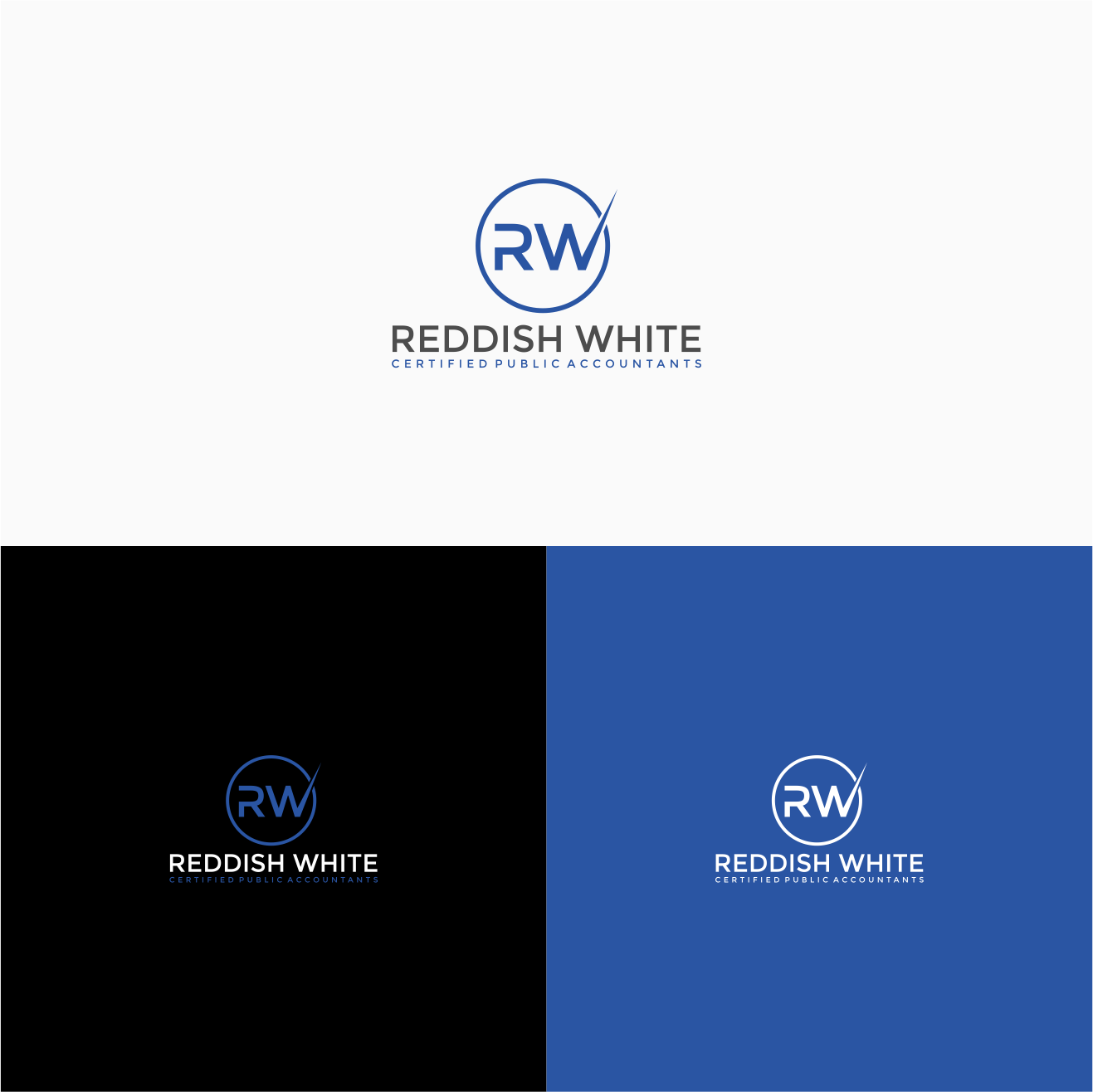 Logo Design by Jozjozan.Std™ for Reddish & White, CPAs | Design #29467427